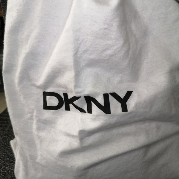 DKNY Orange Leather Dome  /  Satchel with Crossbody Strap - Picture 16 of 16